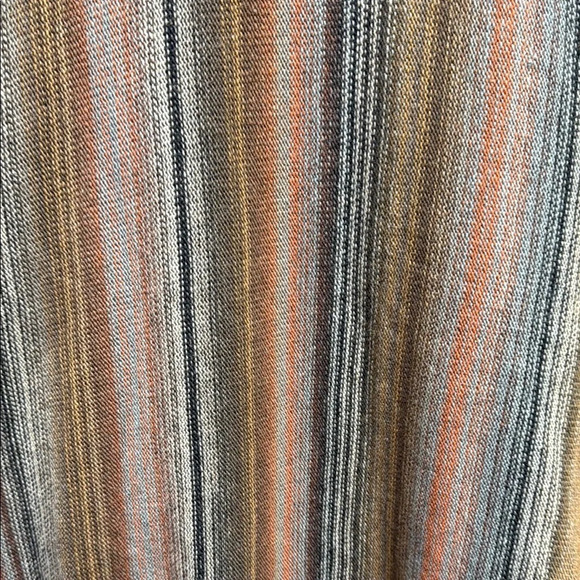 FDJ Women's Multicolor Striped Poncho - Picture 4 of 6